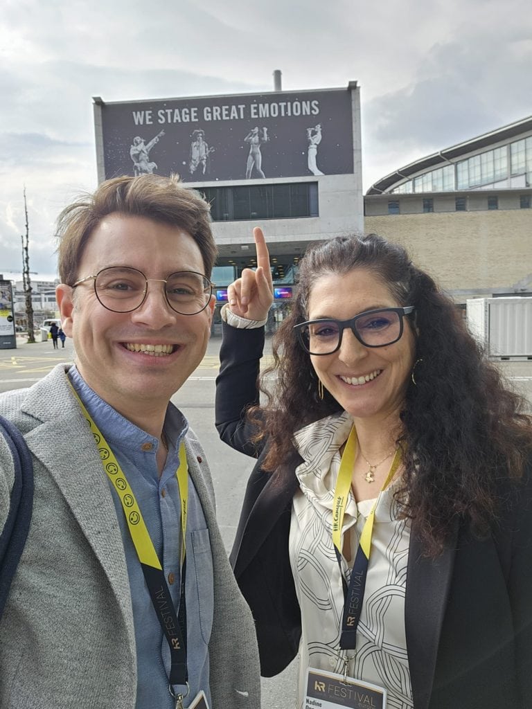 Nicolas and Nadine at the HR Festival